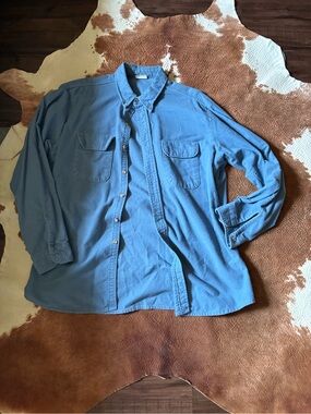 Vintage Five Brother light blue button down
size XL